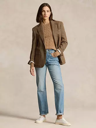 POLO RALPH LAUREN | Producto: Pullover
Marca: POLO RALPH LAUREN
Color: gris
Categorías: Moda,Mujer

Largo de manga: Manga larga
Escote: Cuello redondo
Material: Algodón,Punto
Diseño: Liso
Corte (Prenda superior): Regular
Estilo: Casual
Detalles: Logo,Punto trenzado | camel